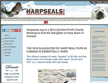 Tablet Screenshot of harpseals.org
